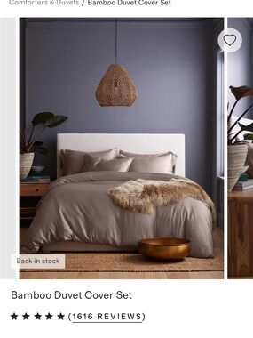 Quince | Bedding | Nwot Quince European Linen Duvet Cover Set Twin Tobacco  783